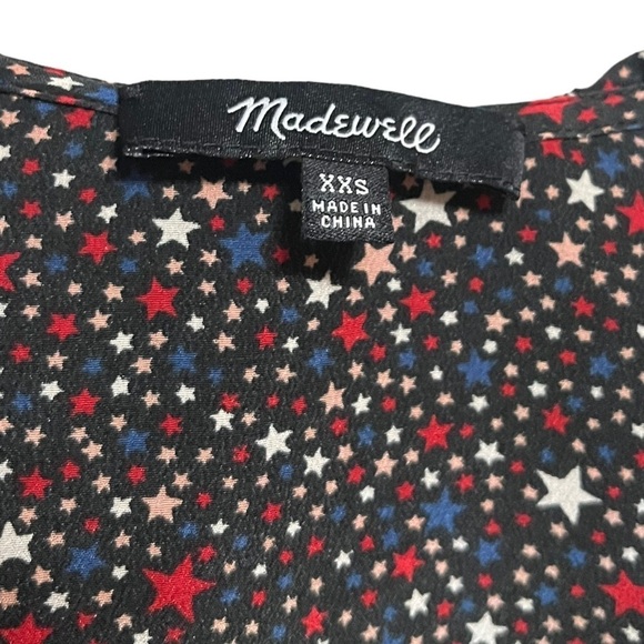 Madewell Silk Ruffle Hem Wrap Top - Picture 8 of 10